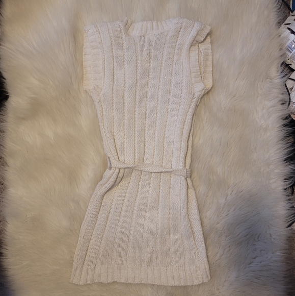 Cream sweater tunic vest - Picture 3 of 4